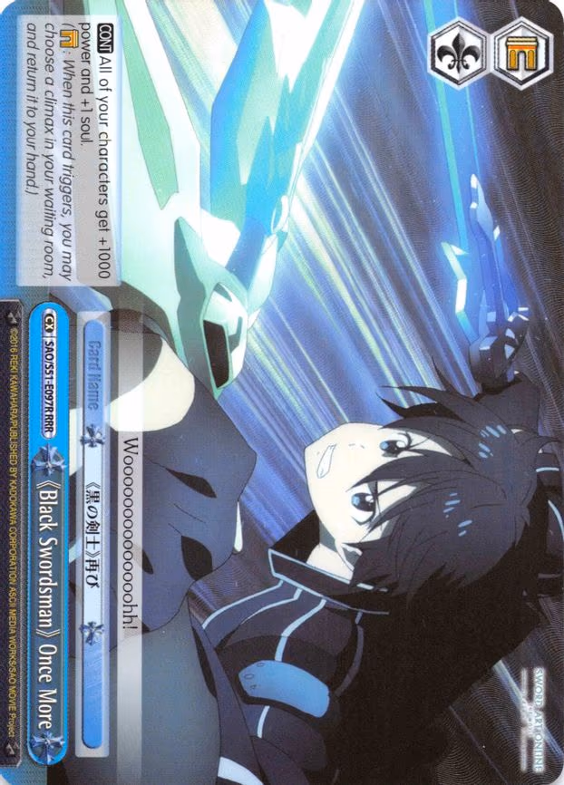 "Black Swordsman" Once More