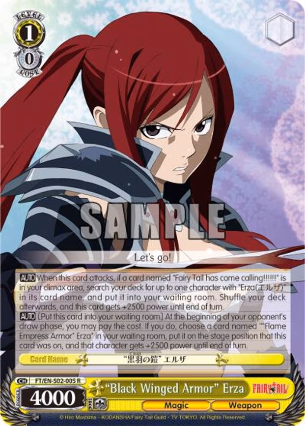 "Black Winged Armor" Erza