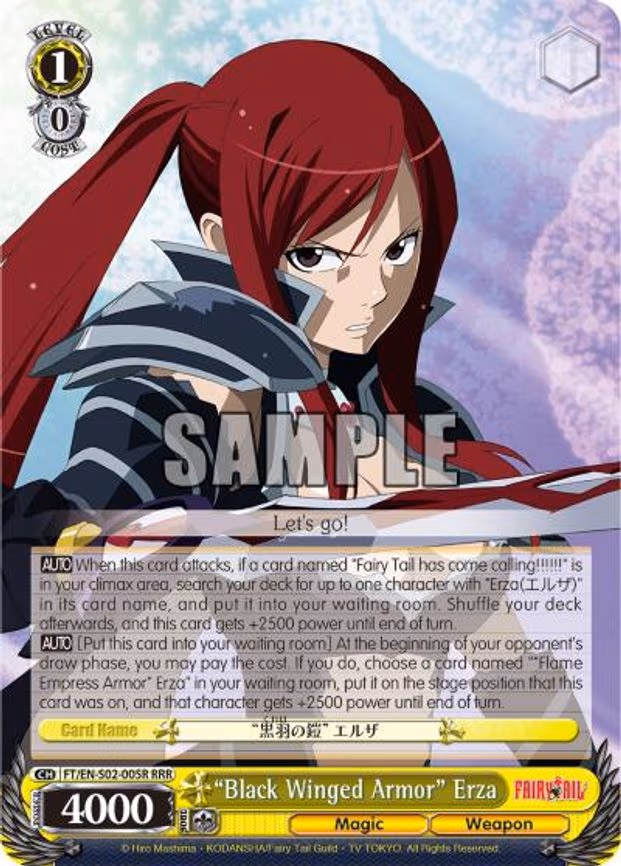 "Black Winged Armor" Erza