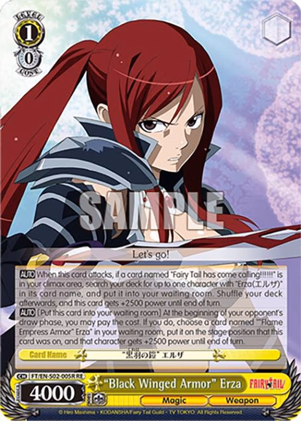 "Black Winged Armor" Erza