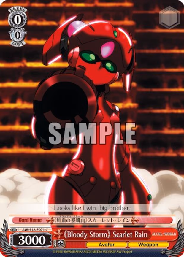 "Bloody Storm" Scarlet Rain