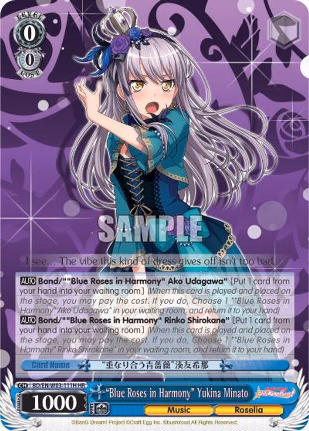 "Blue Roses in Harmony" Yukina Minato