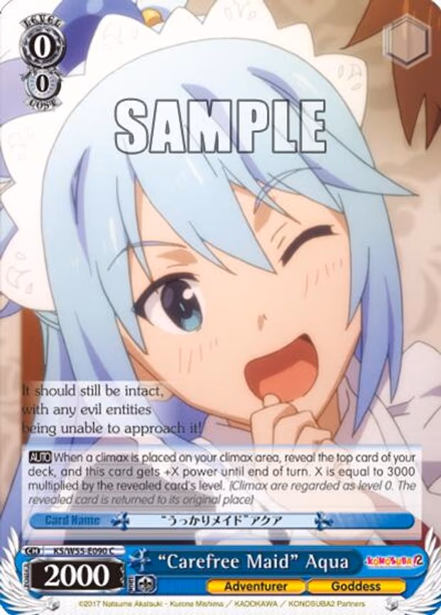 "Carefree Maid" Aqua