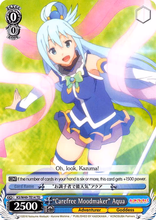 "Carefree Moodmaker" Aqua