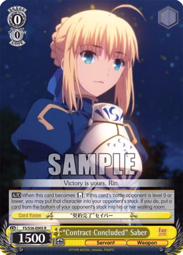 "Contract Concluded" Saber