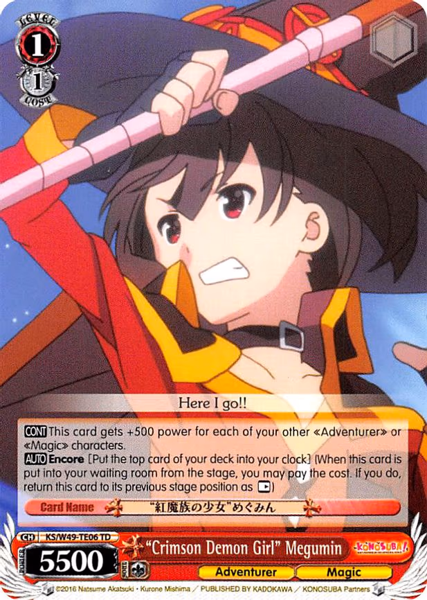 "Crimson Demon Girl" Megumin