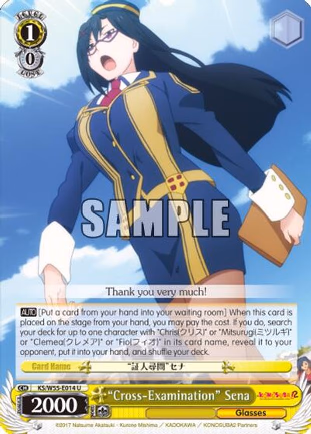 "Cross-Examination" Sena