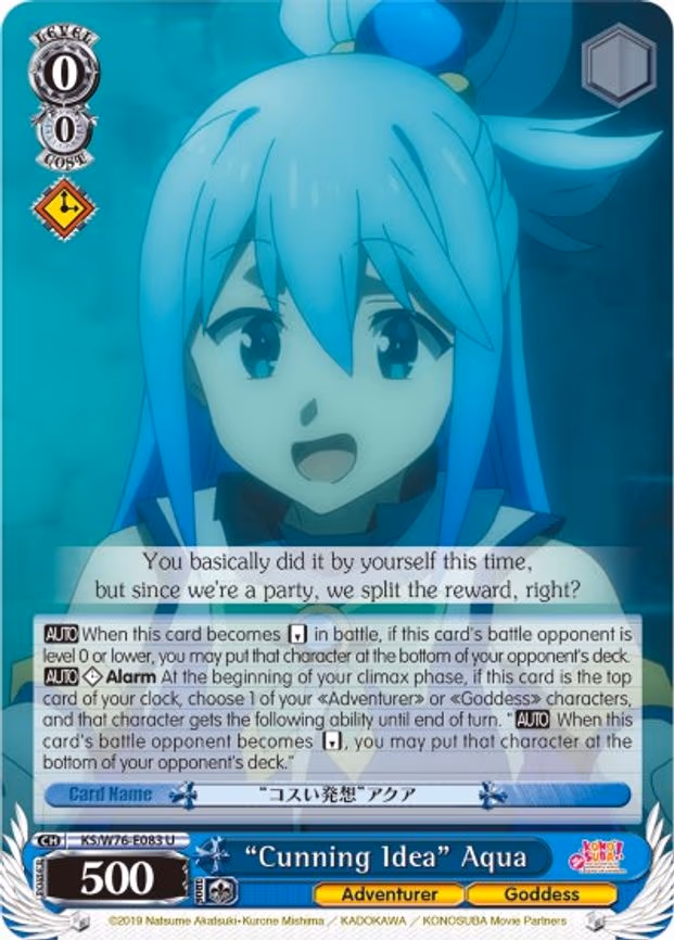 "Cunning Idea" Aqua