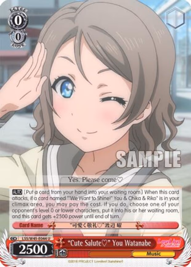 "Cute Salute" You Watanabe