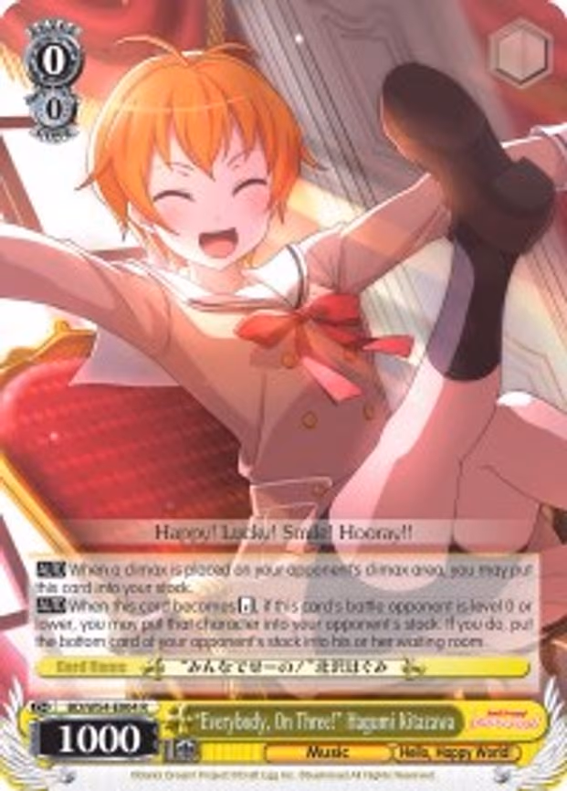 "Everybody, On Three!" Hagumi Kitazawa