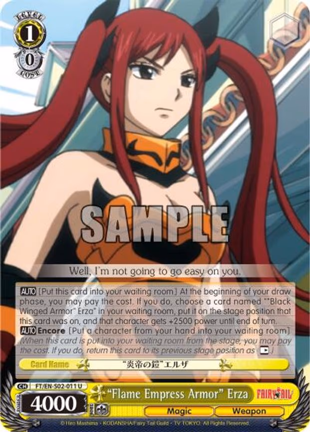 "Flame Empress Armor" Erza