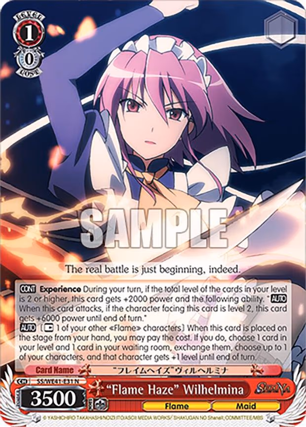 "Flame Haze" Wilhelmina
