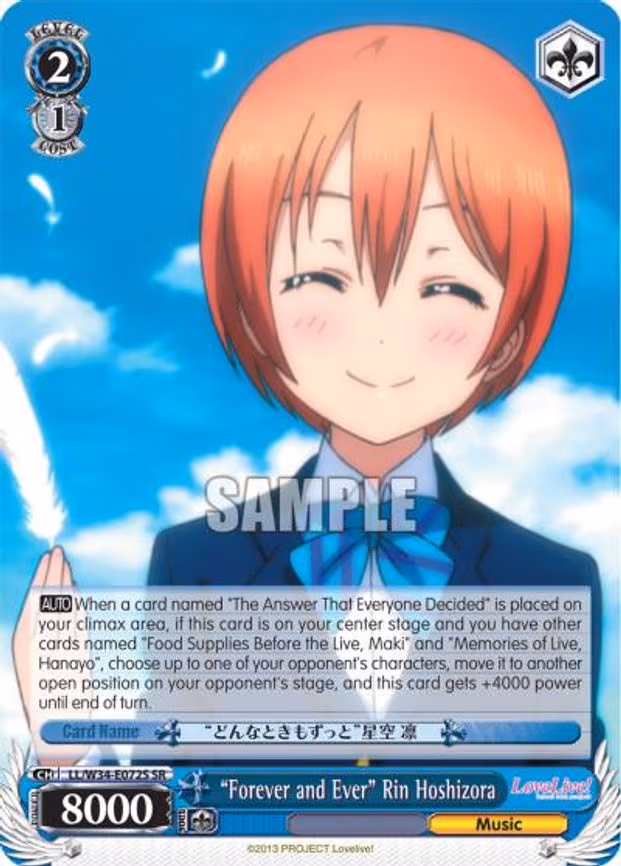"Forever and Ever" Rin Hoshizora