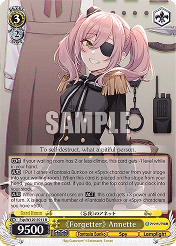 "Forgetter" Annette