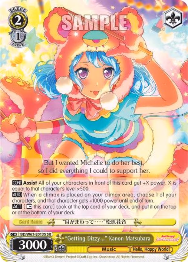 "Getting Dizzy..." Kanon Matsubara