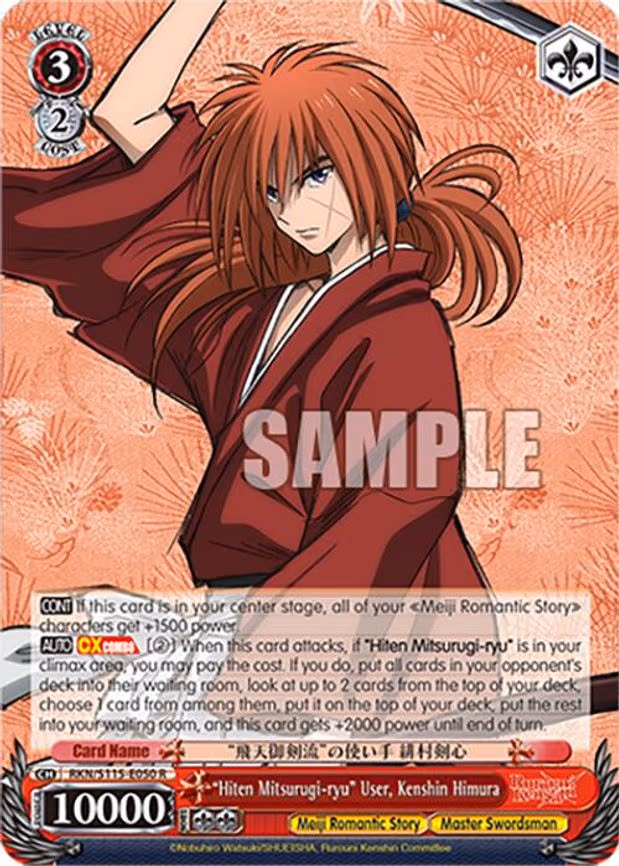 "Hiten Mitsurugi-ryu" User, Kenshin Himura