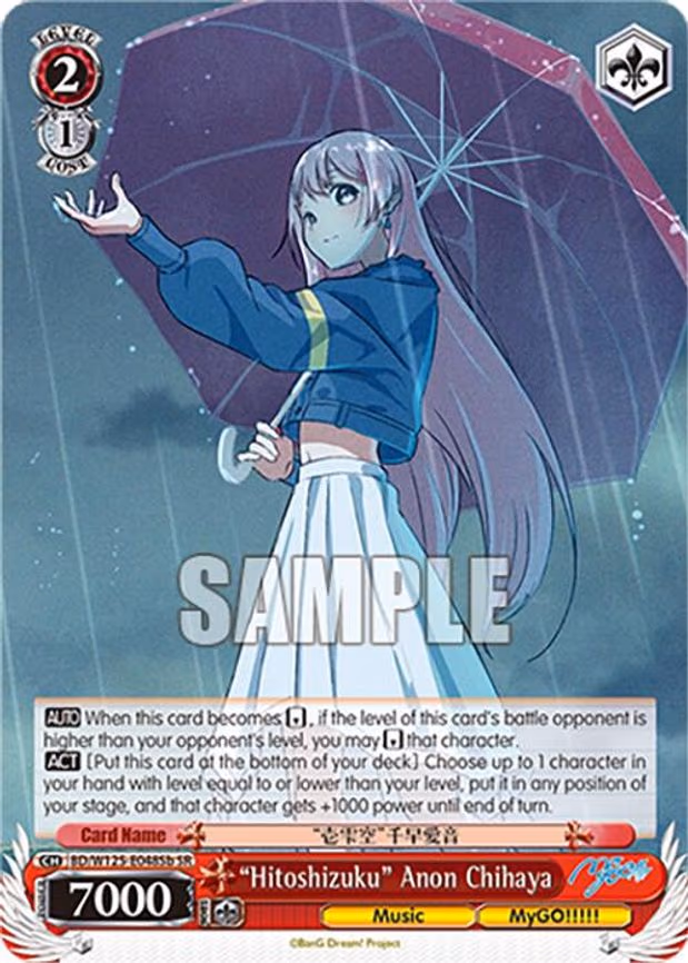 "Hitoshizuku" Anon Chihaya