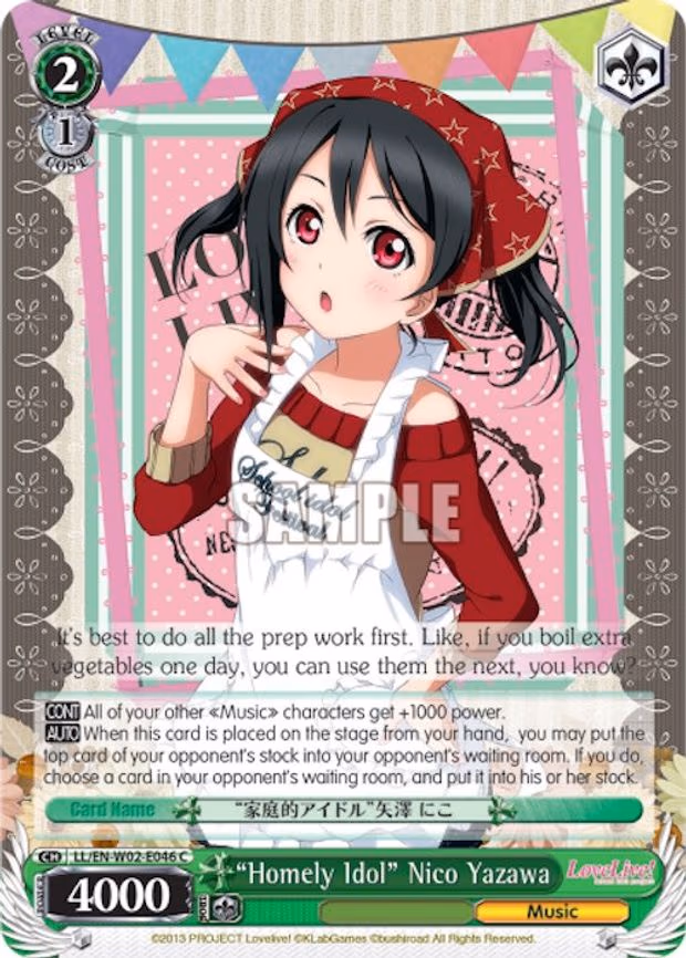 "Homely Idol" Nico Yazawa