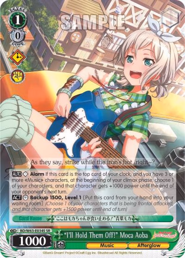 "I'll Hold Them Off!" Moca Aoba