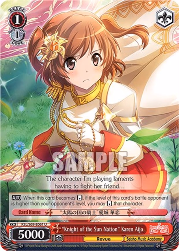 "Knight of the Sun Nation" Karen Aijo
