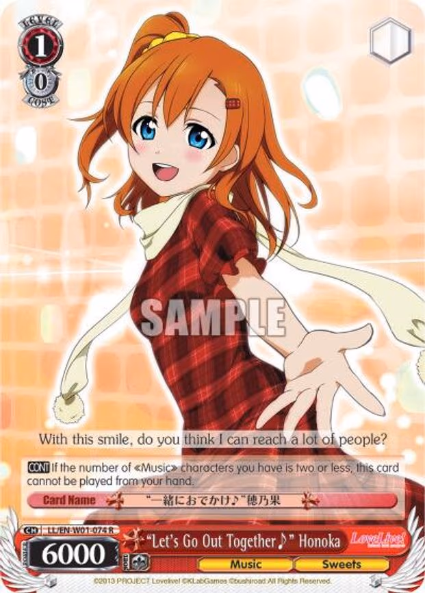"Let's Go Out Together~" Honoka