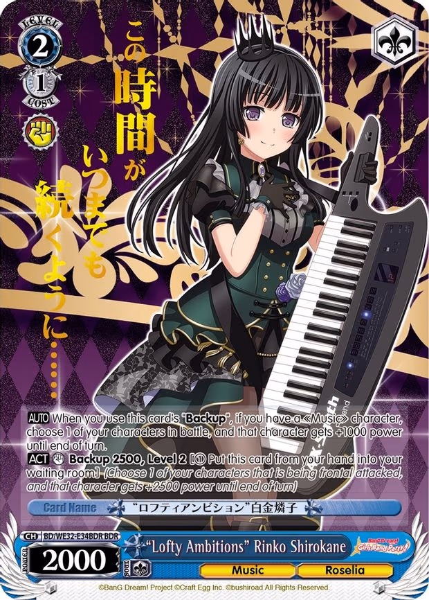 "Lofty Ambitions" Rinko Shirokane