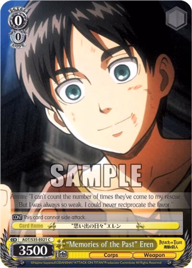 "Memories of the Past" Eren