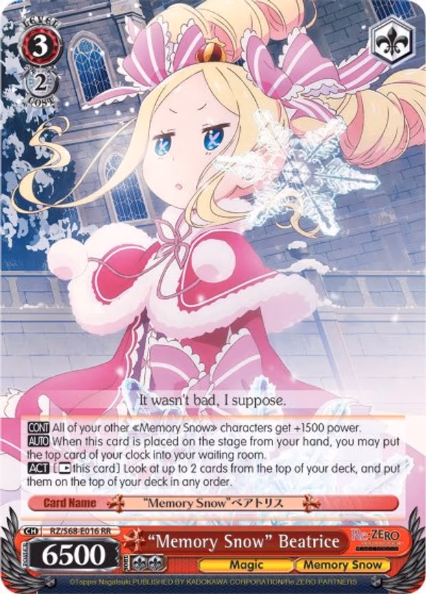 "Memory Snow" Beatrice