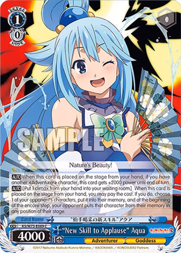 "New Skill to Applause" Aqua