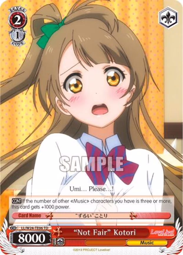 "Not Fair" Kotori
