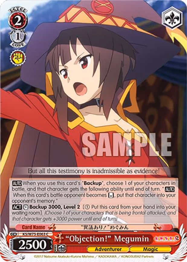 "Objection!" Megumin