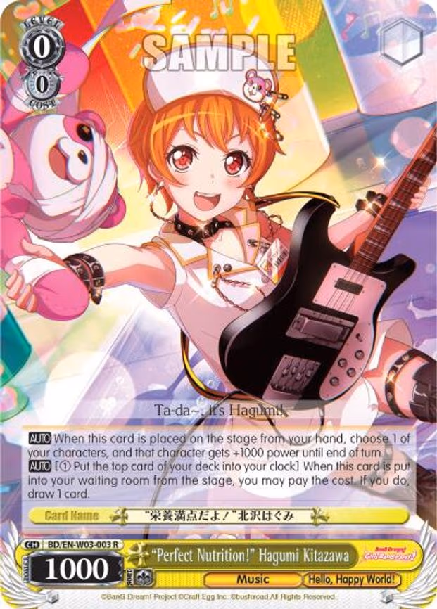 "Perfect Nutrition!" Hagumi Kitazawa