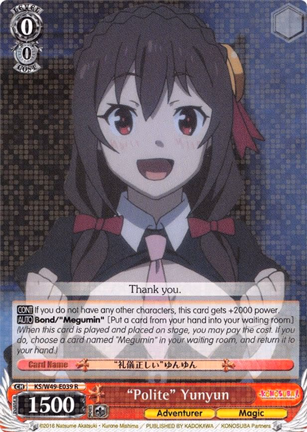 "Polite" Yunyun