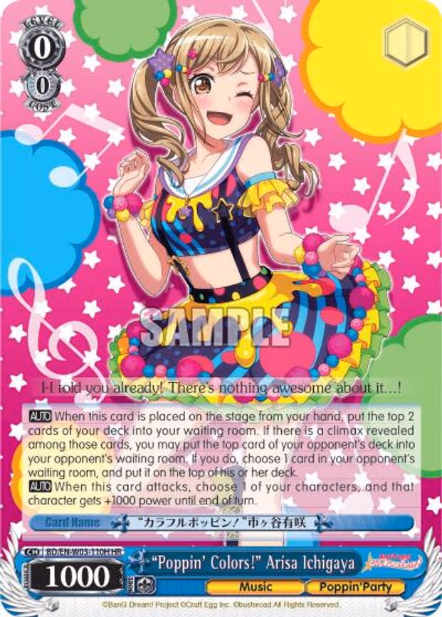 "Poppin'Colors!" Arisa Ichigaya