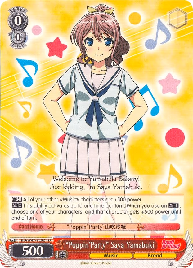 "Poppin'Party" Saya Yamabuki