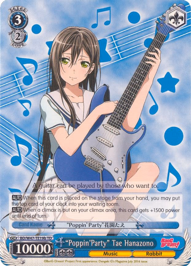 "Poppin'Party" Tae Hanazono