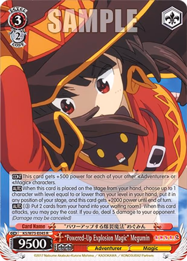 "Powered-Up Explosion Magic" Megumin