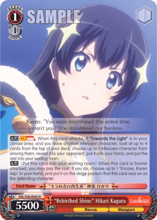 "Rebirthed Shine" Hikari Kagura