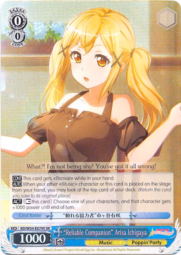 "Reliable Companion" Arisa Ichigaya