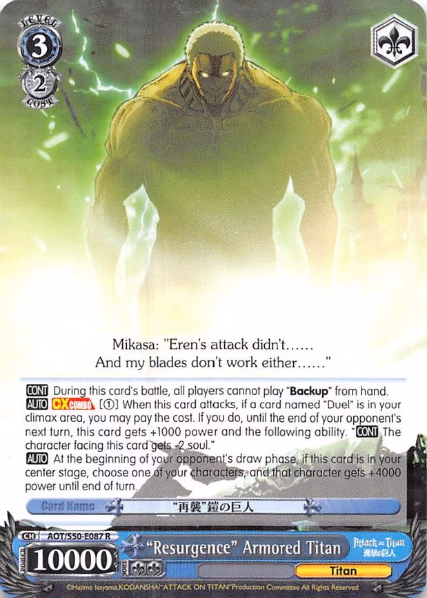 "Resurgence" Armored Titan