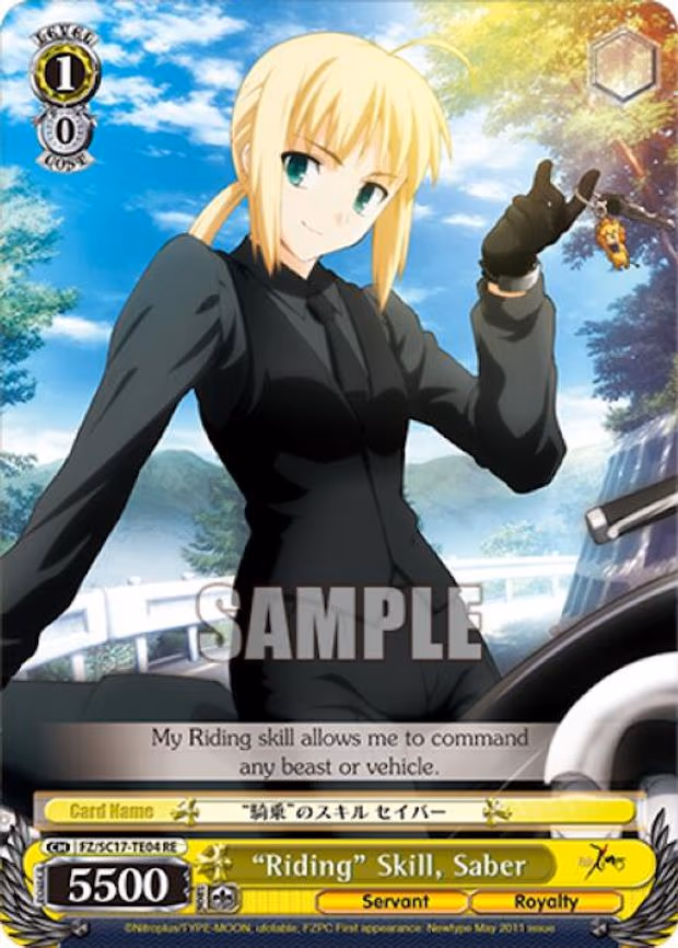 "Riding" Skill, Saber