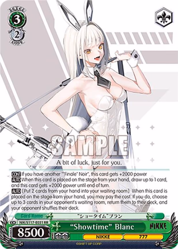 "Showtime" Blanc