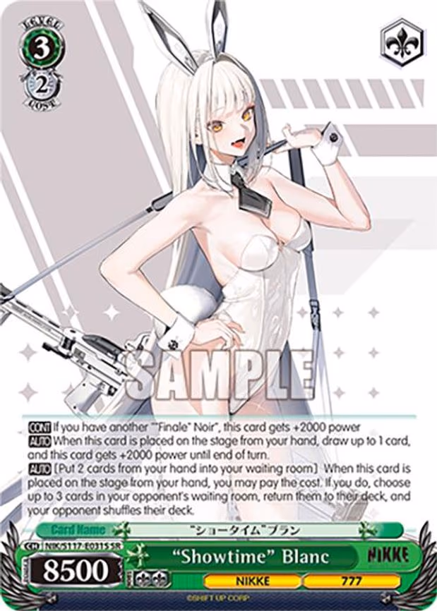"Showtime" Blanc