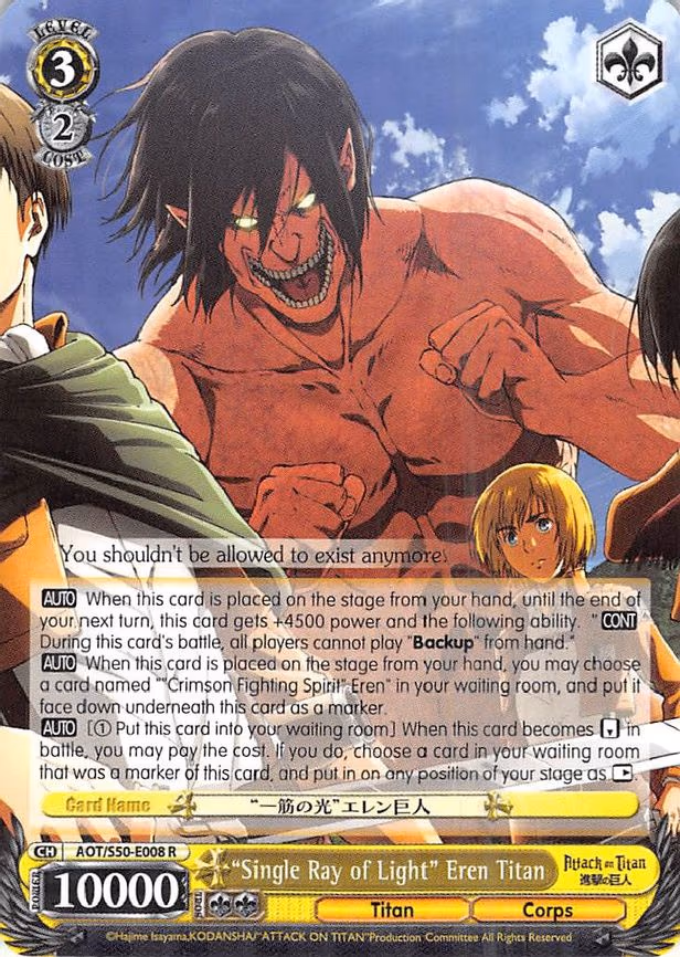 "Single Ray of Light" Eren Titan