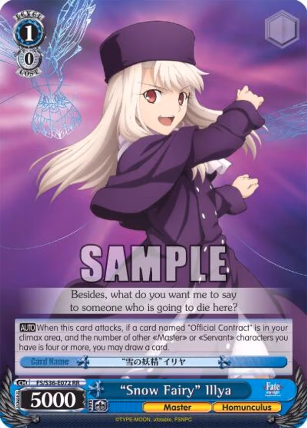 "Snow Fairy" Illya - Double Rare (FS/S36-E072 RR)