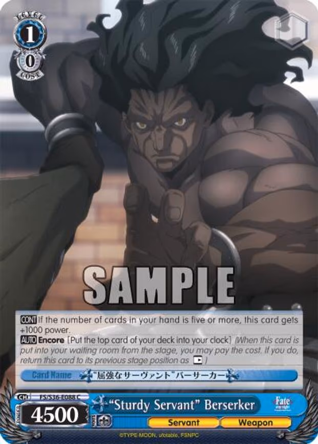 "Sturdy Servant" Berserker