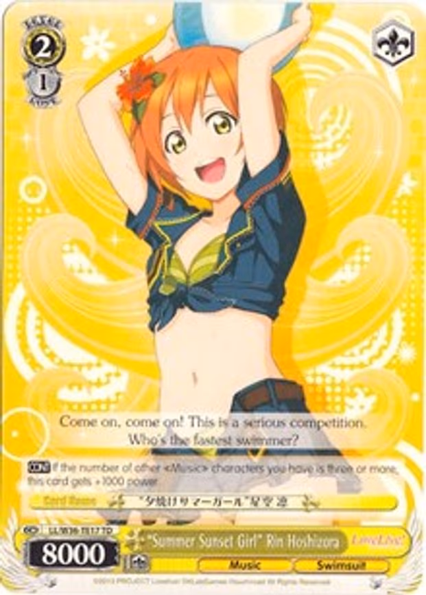 "Summer Sunset Girl" Rin Hoshizora