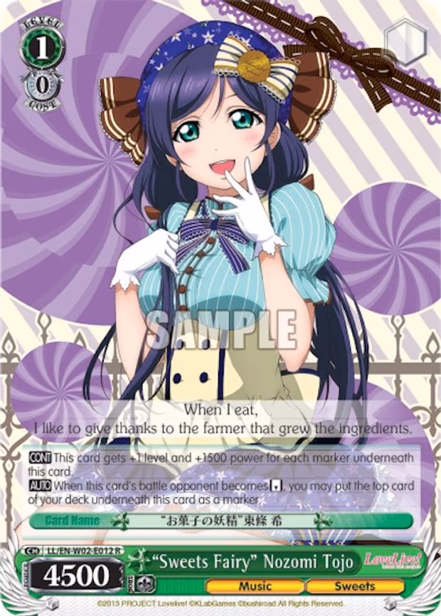 "Sweets Fairy" Nozomi Tojo