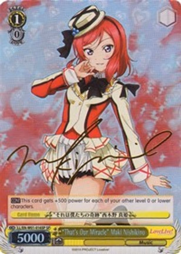 "That's Our Miracle" Maki Nishikino