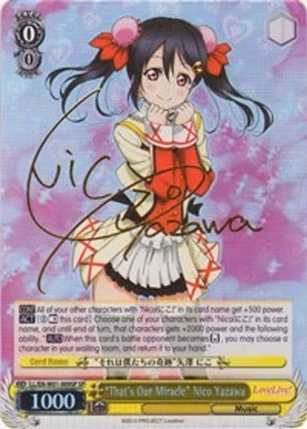 "That's Our Miracle" Nico Yazawa